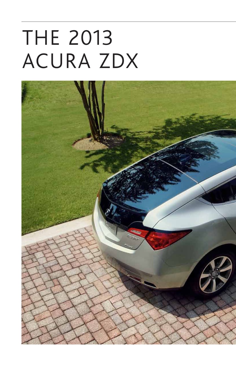 2013 Acura ZDX Brochure Page 24